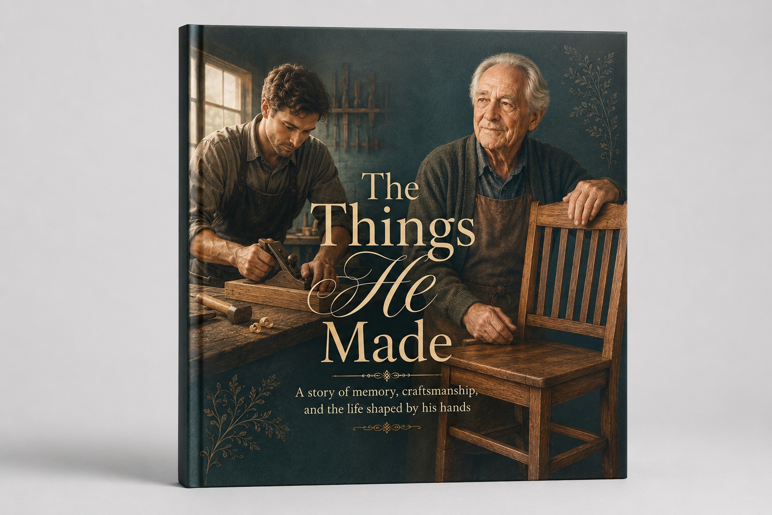 A sample personalized memory book